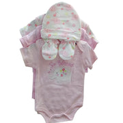 SO BLESSED 3 PACK ONESIE CAP & MITTEN SET