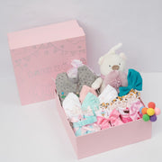 CUDDLY SNOW BEAR HAMPER