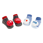 I LOVE MOM/DAD PREMIUM 2 PACK BOOTIES
