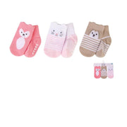 SOCKS PACK OF 3 -FOX