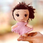 HANDMADED GIRL CROCHET TOY