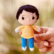 HANDMADED BOY CROCHET TOY