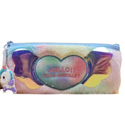 FLUFFY UNICORN/SPIDERMAN ZIPPER POUCH