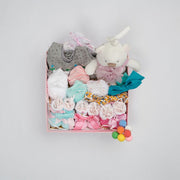 CUDDLY SNOW BEAR HAMPER