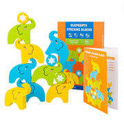ELEPHANTS STACKING BLOCKS