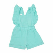DUNGAREE FROCK - MINT