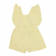 DUNGAREE FROCK - VIBRANT YELLOW