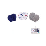CAR PRINTED MITTENS SET OF 3