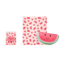 WATERMELON PRINTED  BLANKET WITH TOY