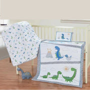 4-PIECE  DINOSAUR PRINTED BEDDING  SET