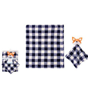 PRINTED FOX BLANKET WITH TOY
