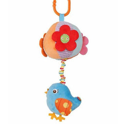 COLOURFUL BIRD MUSICAL CRIB TOY