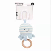 OCTOPUS SHAPED VIBRATING PLUSH TOY -BLUE