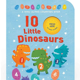 10 LITTLE DINOSAURS - MUSICAL BOOK