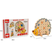 HEADGEHOG FRUIT STRING OFWOODEN BEADS-82PCS