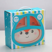 5 PC BAMBOO DINNER SET