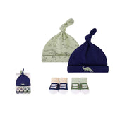 4 PC DINOSAUR CAPS AND SOCKS SET